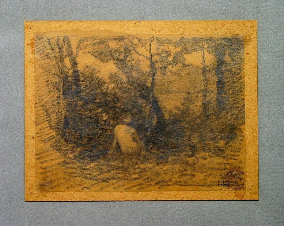 Nudo femminile in un bosco - Galleria Civica d’Arte Moderna e Contemporanea, Torino
